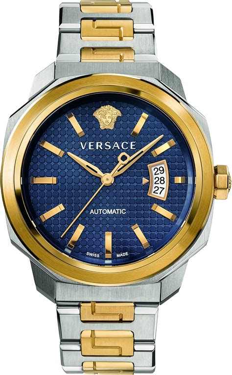 Versace Men's 'Dylos' Automatic Stainless Steel Casual Watch, Color:Two.